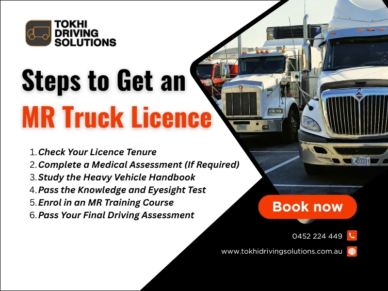 Get an MR Truck Licence Steps