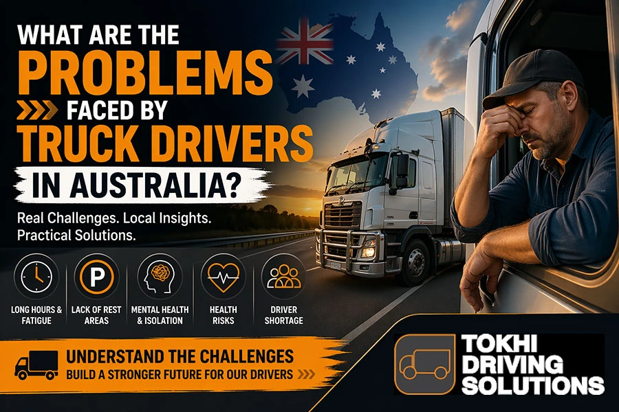 Problems Faced By Truck Drivers Banner
